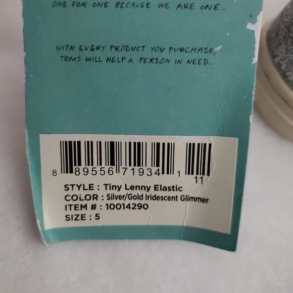 TOMS Lenny Elastic Tiny Girl's - Picture 7 of 8